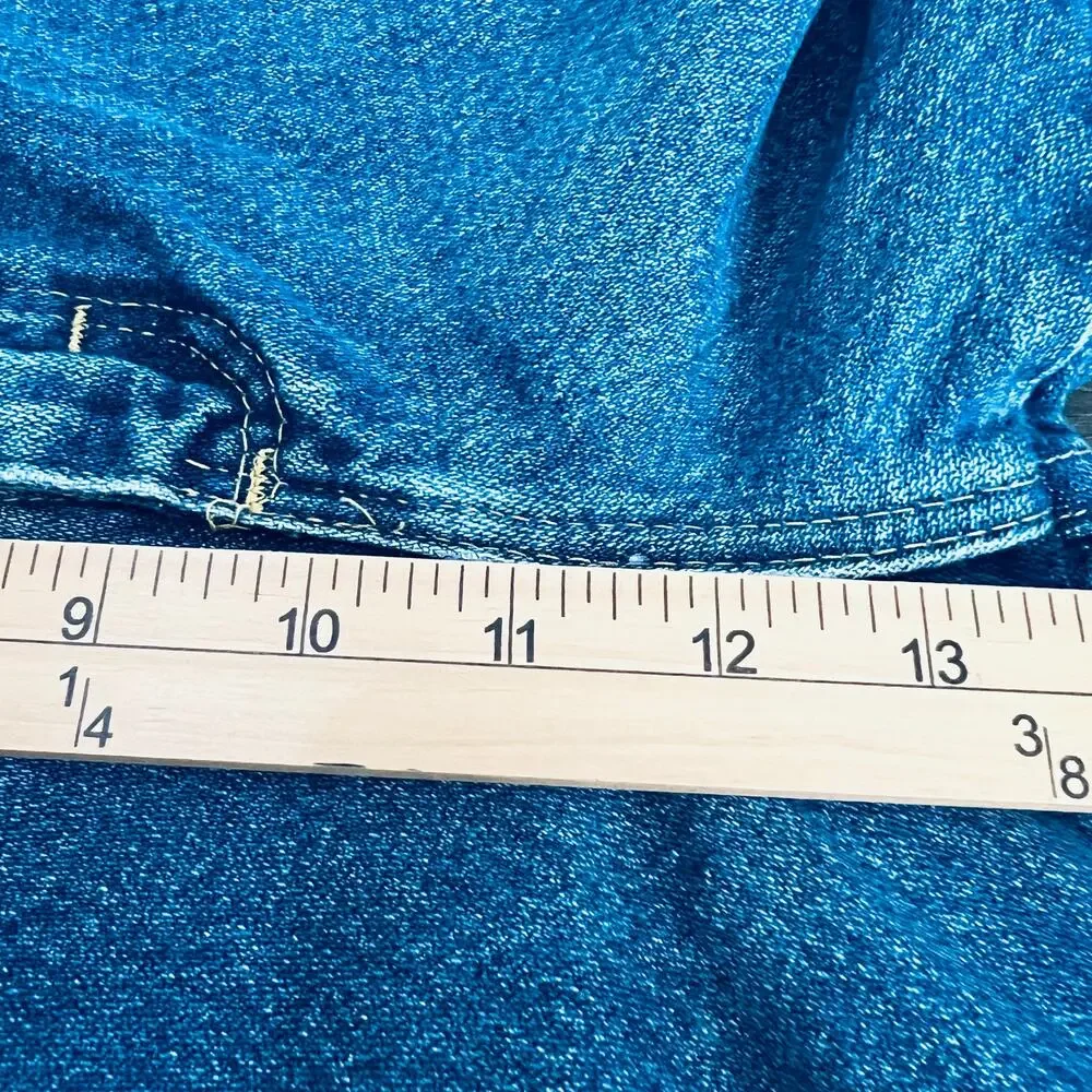 Wrangler George Strait Jeans Mens 40X34 Blue Denim Pants Cowboy Cut Western Work